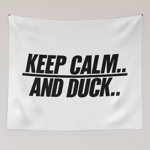 Item preview, "Asteroid 2024 YR4: 2032 The Final Countdown – Keep Calm, Duck, and Cover for the Cosmic Doomsday!" designed and sold by artworkathome.