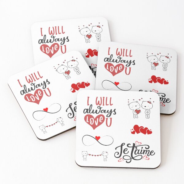 Item preview, I will always love you, je taime designed and sold by huape.