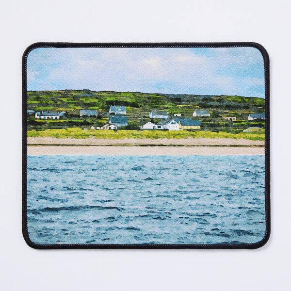 Item preview, Watercolor landscape of Inishmore on the Aran Islands in Ireland designed and sold by GestaltImagery.