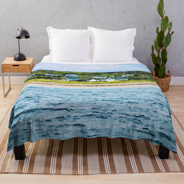 Item preview, Watercolor landscape of Inishmore on the Aran Islands in Ireland designed and sold by GestaltImagery.
