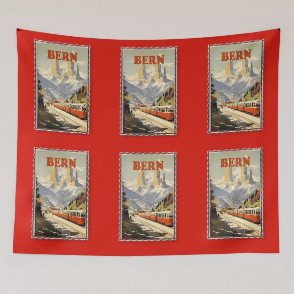Item preview,  Vintage Framed Bern Switzerland designed and sold by SoldierAlways.