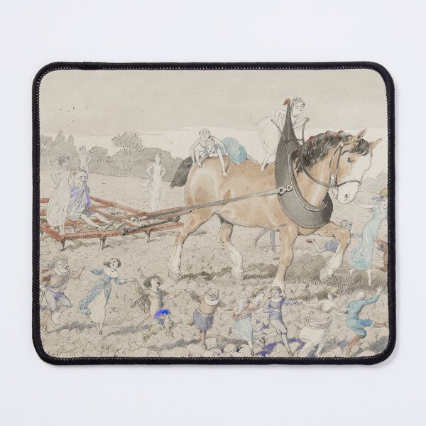 Item preview, Fairy Folk Celebrating Around the Plough - Charles Altamont Doyle (1832 – 1893) designed and sold by Vintage Designs +.