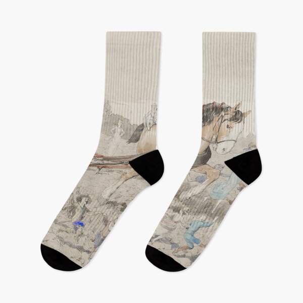 Item preview, Fairy Folk Celebrating Around the Plough - Charles Altamont Doyle (1832 – 1893)  designed and sold by Vintage Designs +.