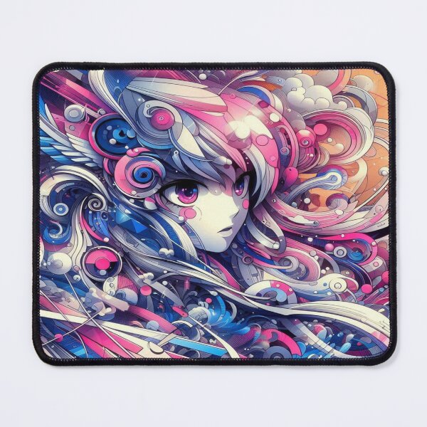 Item preview, Unique anime style abstract artwork – creative and visually stunning composition designed and sold by FotoworldEdel.