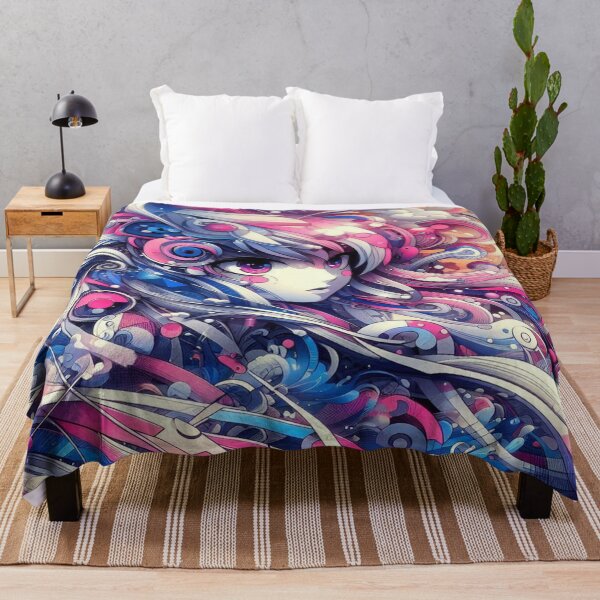 Item preview, Unique anime style abstract artwork – creative and visually stunning composition designed and sold by FotoworldEdel.