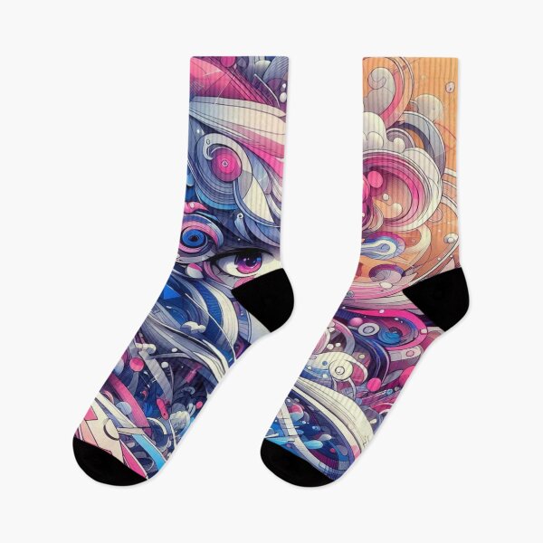 Item preview, Unique anime style abstract artwork – creative and visually stunning composition designed and sold by FotoworldEdel.