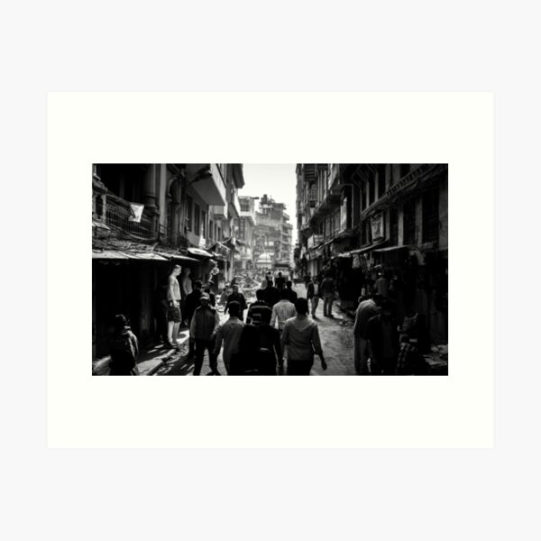 Item preview, Streets of Kathmandu: Life in Motion designed and sold by V-Uribe-FineArt.