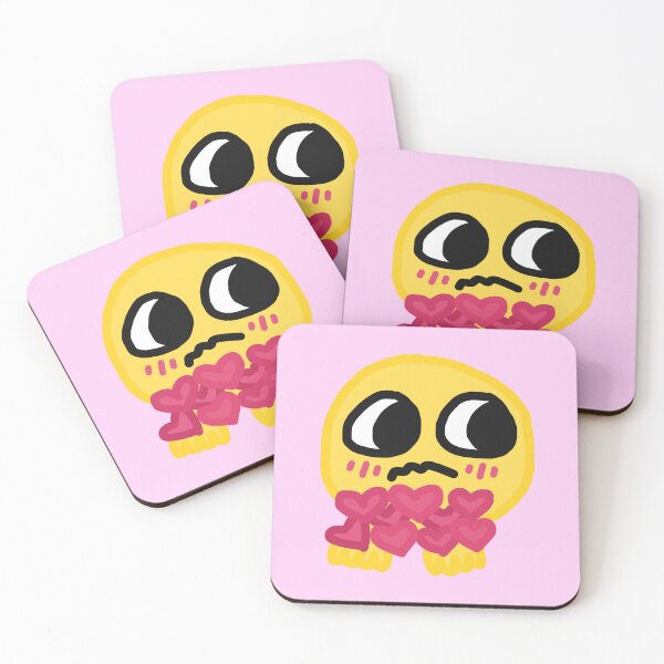 Item preview, bashful love confession emoji designed and sold by moony221b.