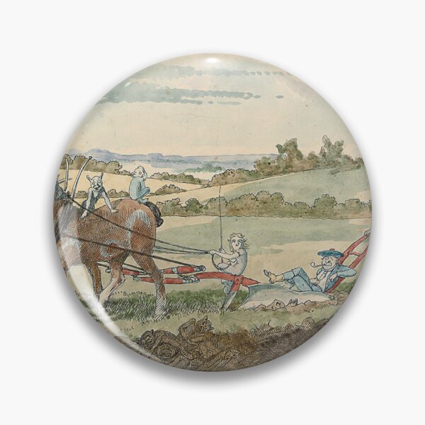 Item preview, Ploughing with pixies - Charles Altamont Doyle (1832 – 1893) designed and sold by Vintage Designs +.