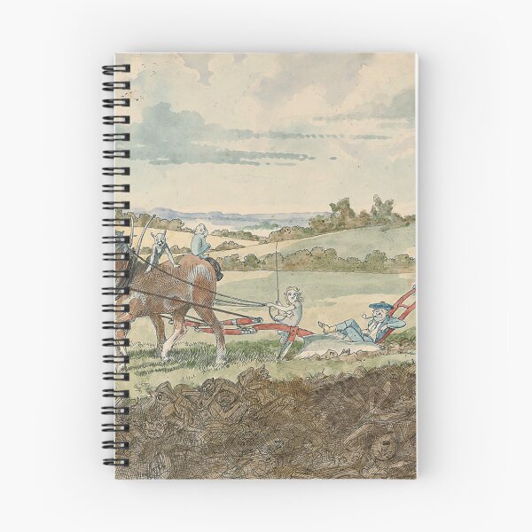 Item preview, Ploughing with pixies - Charles Altamont Doyle (1832 – 1893) designed and sold by Vintage Designs +.