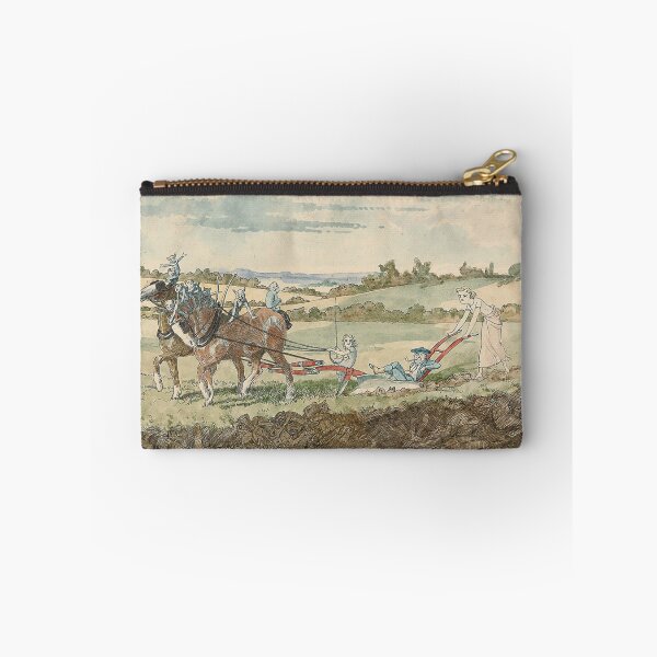 Item preview, Ploughing with pixies - Charles Altamont Doyle (1832 – 1893) designed and sold by Vintage Designs +.