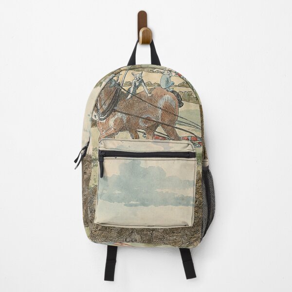 Item preview, Ploughing with pixies - Charles Altamont Doyle (1832 – 1893) designed and sold by Vintage Designs +.