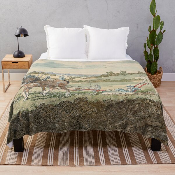 Item preview, Ploughing with pixies - Charles Altamont Doyle (1832 – 1893) designed and sold by Vintage Designs +.