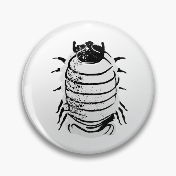 Item preview, Black and white isopod designed and sold by KaidaStore.
