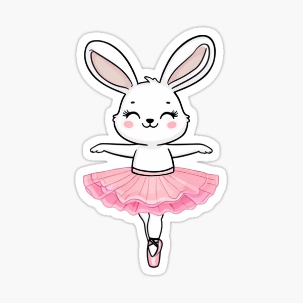 Artikel-Vorschau von Ballerina Bunny, designt und verkauft von FreshArtFusion.