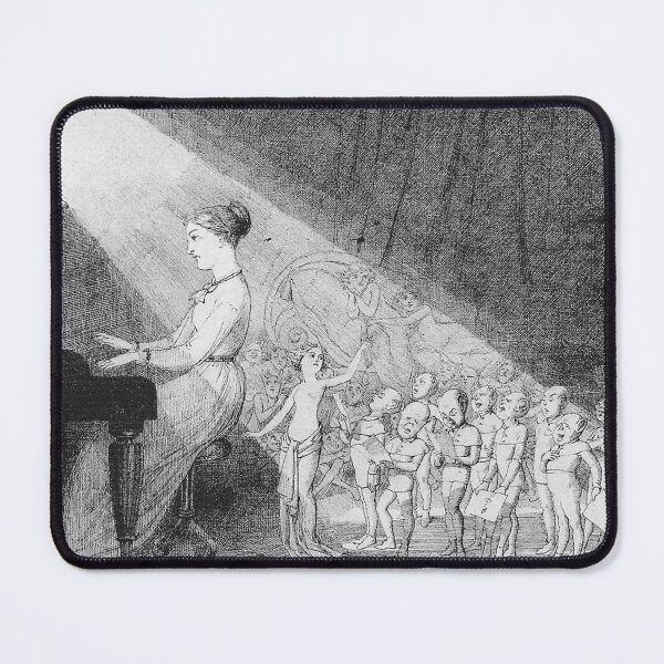 Item preview, The Pianist - Charles Altamont Doyle (1832 – 1893) designed and sold by Vintage Designs +.