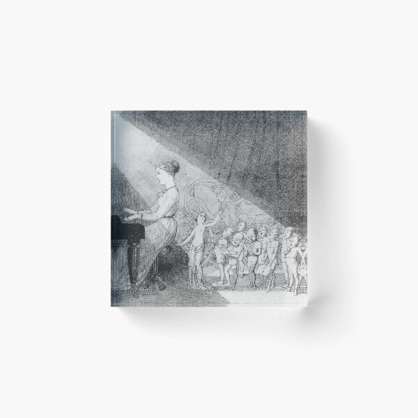 Item preview, The Pianist - Charles Altamont Doyle (1832 – 1893) designed and sold by Vintage Designs +.