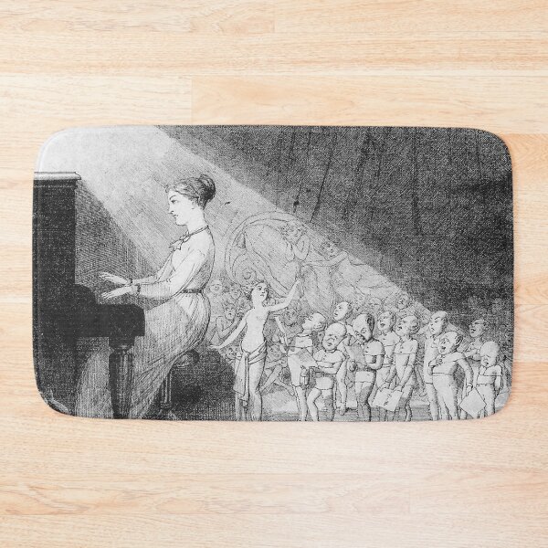 Item preview, The Pianist - Charles Altamont Doyle (1832 – 1893) designed and sold by Vintage Designs +.
