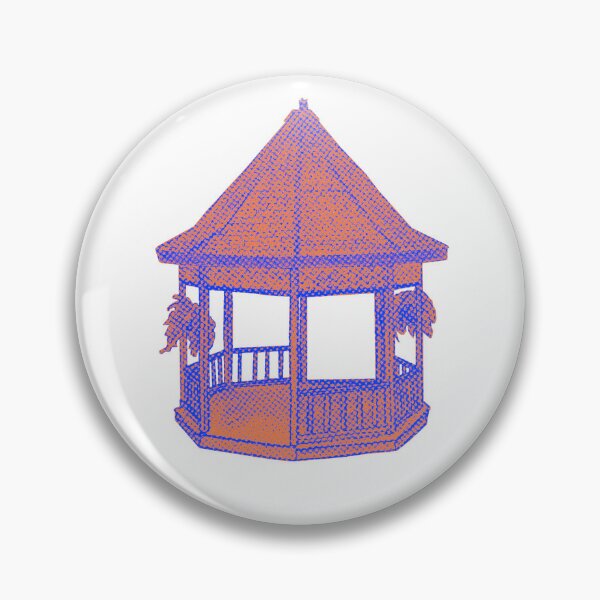 Item preview, orange and blue gazebo designed and sold by curlylucas.