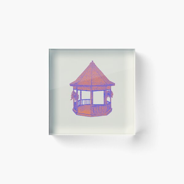 Item preview, orange and blue gazebo designed and sold by curlylucas.