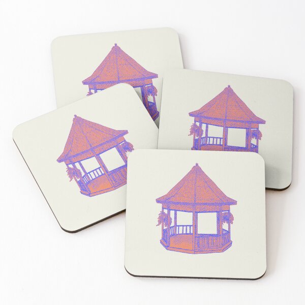 Item preview, orange and blue gazebo designed and sold by curlylucas.