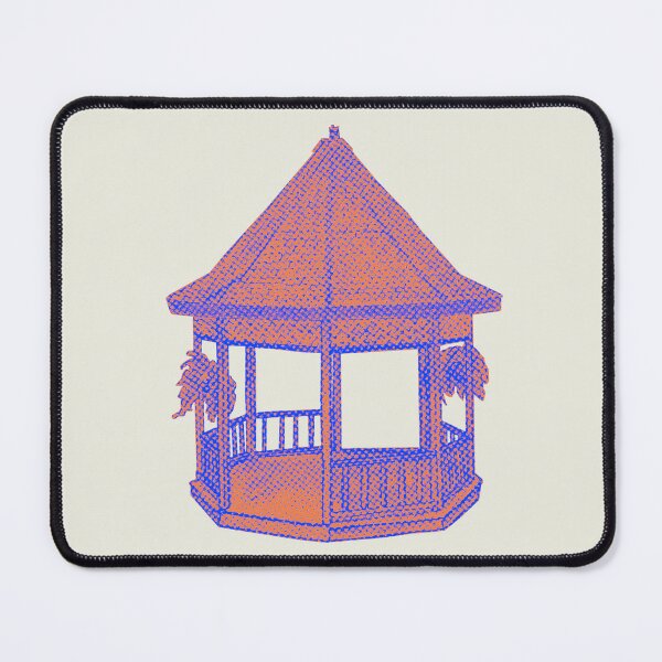 Item preview, orange and blue gazebo designed and sold by curlylucas.