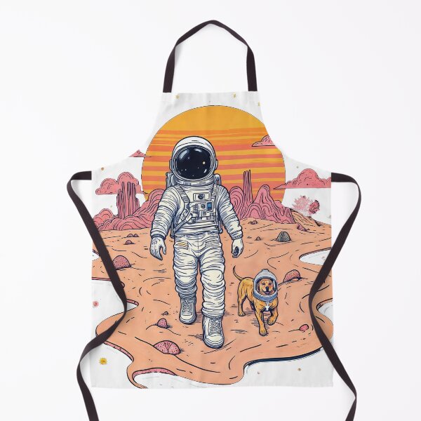 Item preview, T-Shirt Design Trending: ASTRONAUT AND DOG designed and sold by ForeverPrintsOK.
