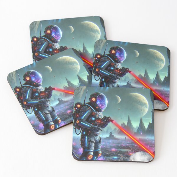 Item preview, Cosmonaut colonized new planet in space designed and sold by Purpleflex.