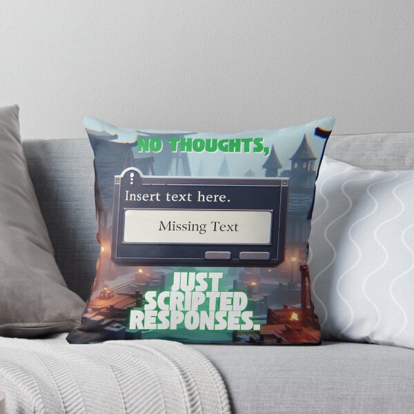 Item preview, NPC Vibes - No Thoughts, just scripted Responses. designed and sold by nature. electrified..
