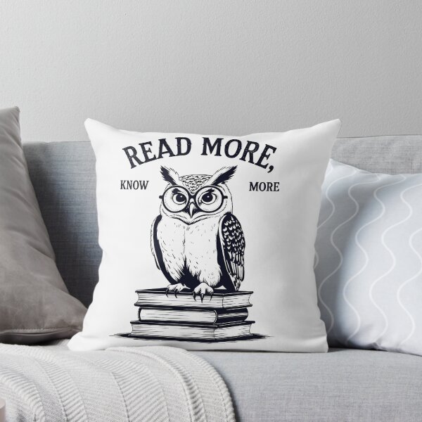 Item preview, READ MORE, KNOW MORE - Vintage Owl Night Scholar. designed and sold by EnigmaVoid.