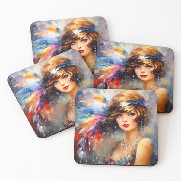 Item preview, Mary:1920s Lady.  designed and sold by MedusaPrintArt.