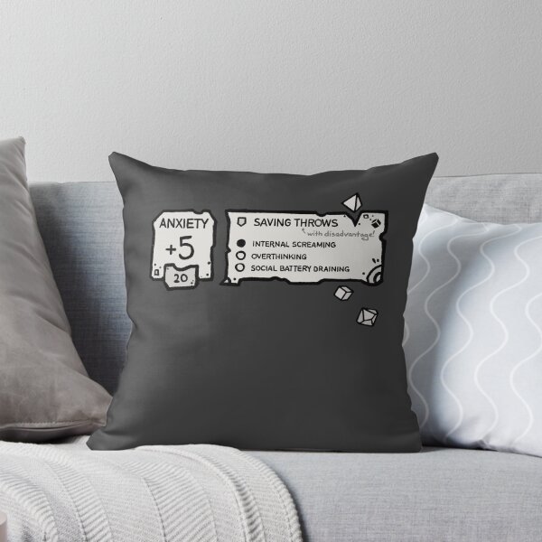 Item preview, My strongest stat is Anxiety | DnD designed and sold by keyvei.