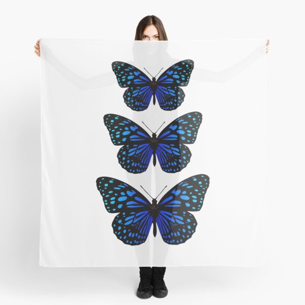 Aperçu de l'œuvre Three blue butterflies créée et vendue par michplante60.