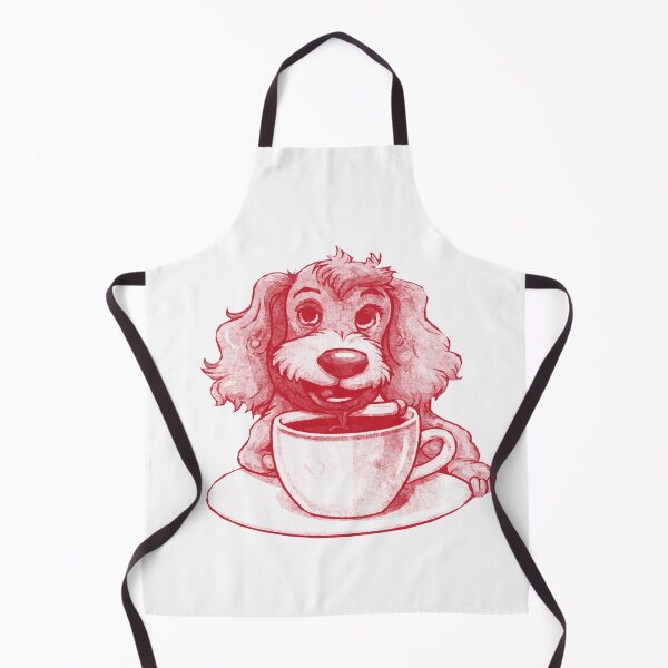 Item preview, Dog Drinking Coffee designed and sold by kinpirks.