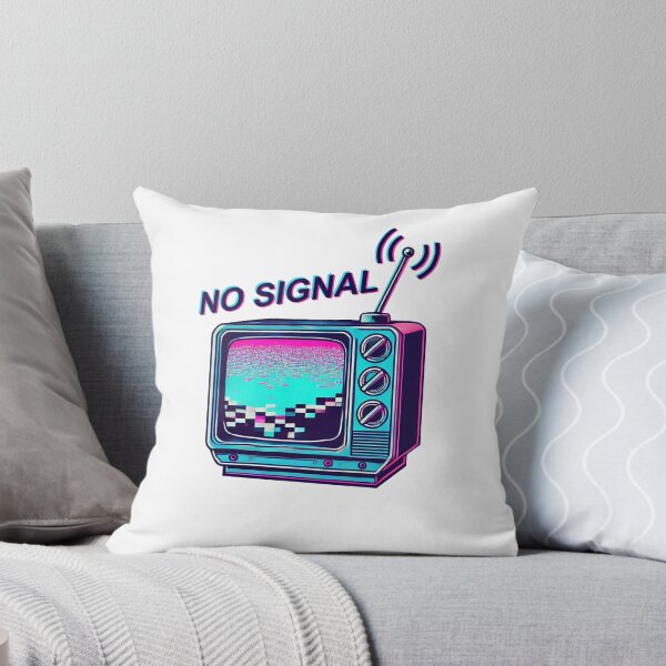 Item preview, Retro "No Signal" TV Glitch - Vintage Aesthetic Design designed and sold by FerrDesigns.