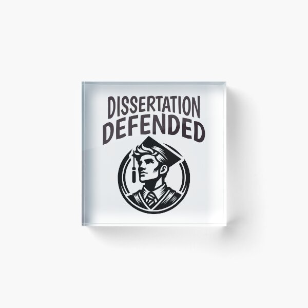 Item preview, Dissertation Defended | PhD Graduation Gift | Doctorate Graduation Gift | PhD Completion | Dissertation Defense | PhD Graduation Day designed and sold by jadedscientist.