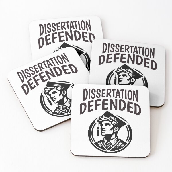 Item preview, Dissertation Defended | PhD Graduation Gift | Doctorate Graduation Gift | PhD Completion | Dissertation Defense | PhD Graduation Day designed and sold by jadedscientist.