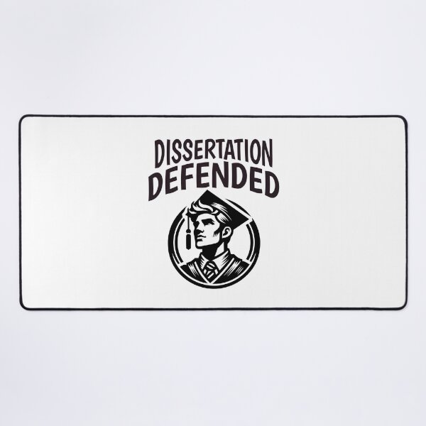 Item preview, Dissertation Defended | PhD Graduation Gift | Doctorate Graduation Gift | PhD Completion | Dissertation Defense | PhD Graduation Day designed and sold by jadedscientist.