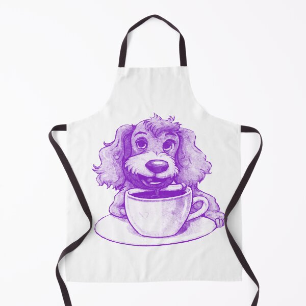 Item preview, Dog Drinking Coffee designed and sold by kinpirks.