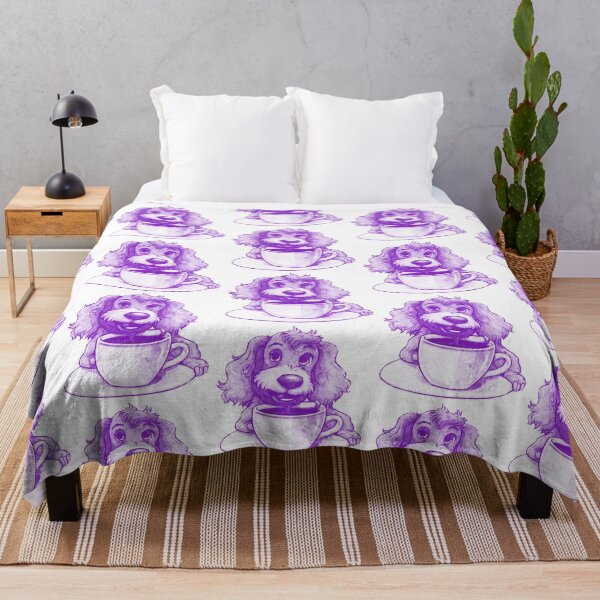 Item preview, Dog Drinking Coffee designed and sold by kinpirks.
