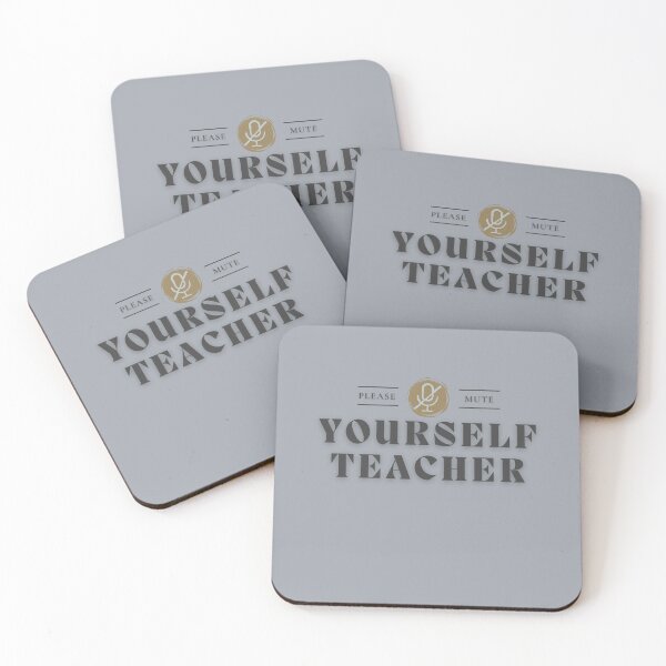 Item preview, Virtual Class Humor: Mute Yourself Quote designed and sold by Zakrytos ★★★★★.