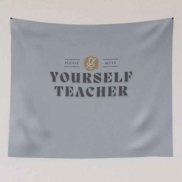 Item preview, Virtual Class Humor: Mute Yourself Quote designed and sold by Zakrytos ★★★★★.
