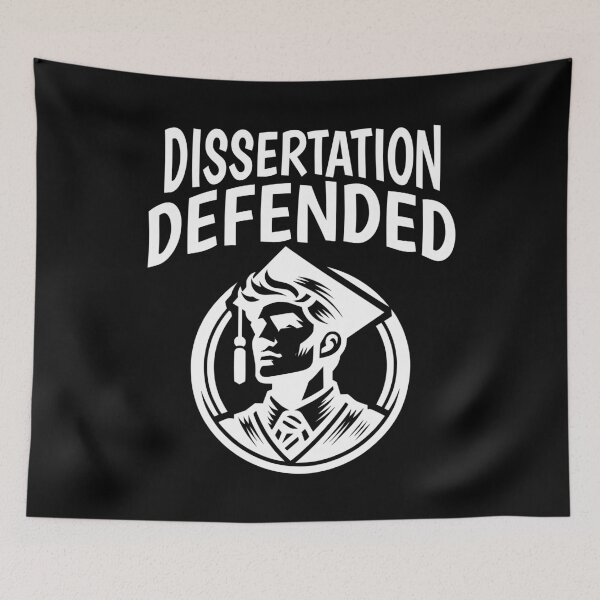 Item preview, Dissertation Defended | PhD Graduation Gift | PhD Completion | Doctorate Graduation Gift | Dissertation Defense | PhD Graduation Day designed and sold by jadedscientist.