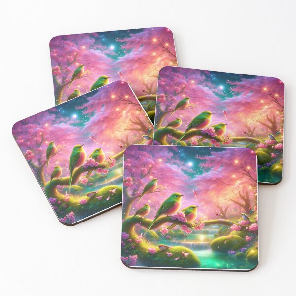 Item preview, Sakura Nightingales' Garden Splendor designed and sold by inkNext.