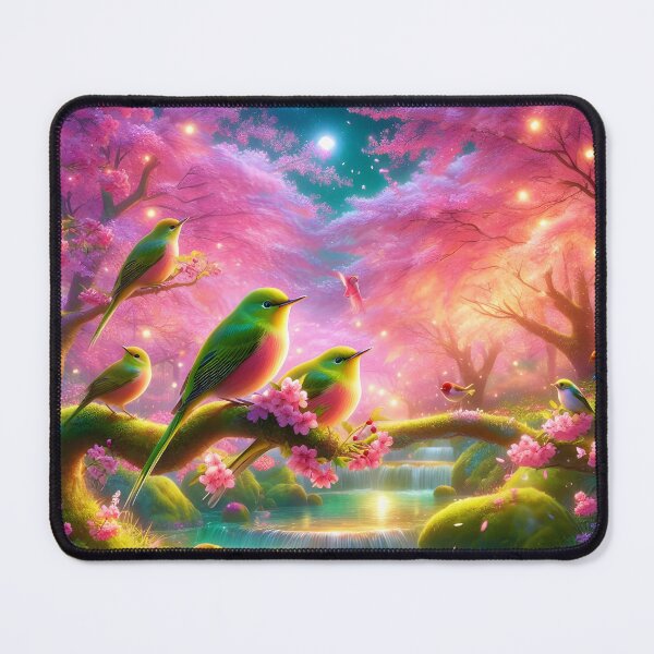 Item preview, Sakura Nightingales' Garden Splendor designed and sold by inkNext.