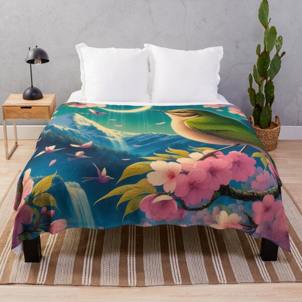 Item preview, Sakura Nightingales' Vibrant Dream designed and sold by inkNext.