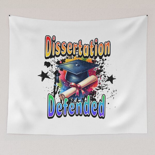Item preview, Dissertation Defended | PhD Graduation Gift | PhD Thesis Defense | Doctorate Graduation Gift | PhD Completion | Dissertation Defense | PhD Graduation Day designed and sold by jadedscientist.