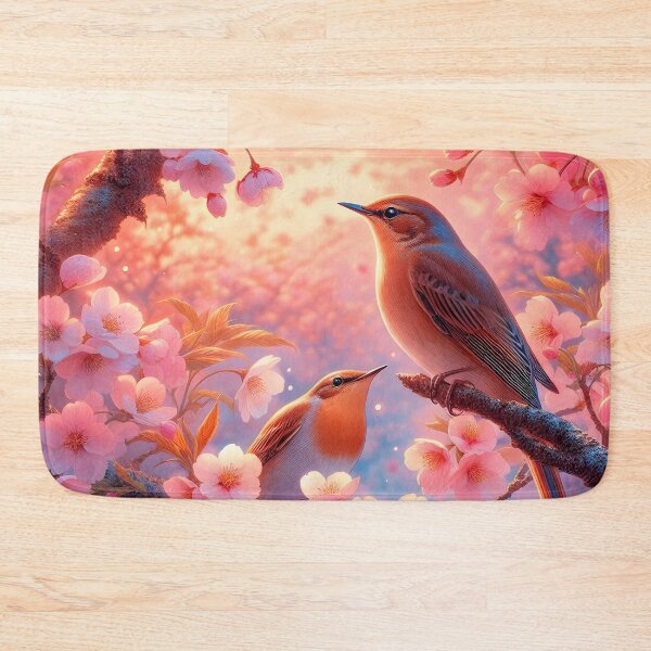 Item preview, Nightingales in Sakura Bliss designed and sold by inkNext.