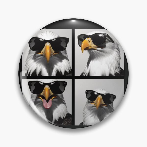 Item preview, Eagle in Shades: Photo Booth Edition designed and sold by FaeryNuff.