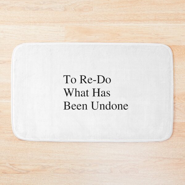 Item preview, Life Quotes - To Redo designed and sold by Digitizo.